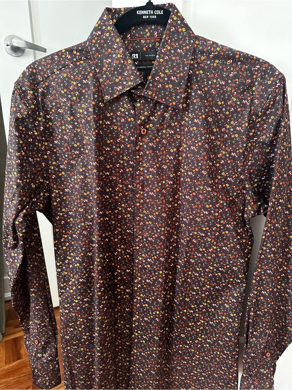 Autumn Foliage Floral Dress Shirt